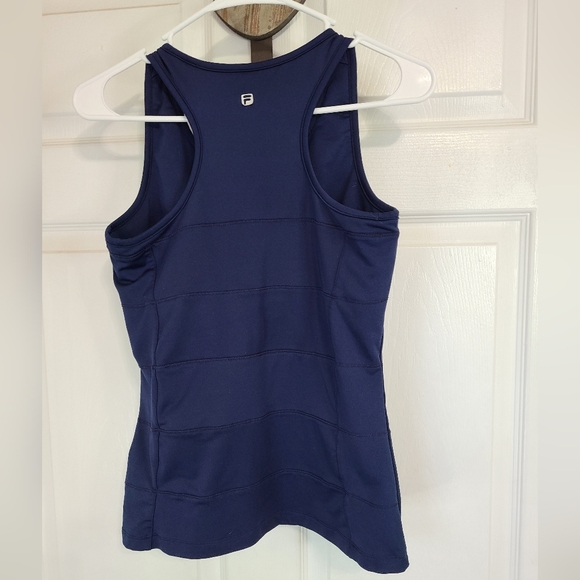 Fila Woman's Sleeveless Tanktop Workout Shirt,  Size: Small  Color: Blue - Picture 9 of 12